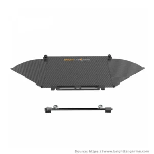 Bright Tangerine-Carbon Fibre Bottom Flag (Misfit Kick MkII & 360 Mk II)-B1210.1126