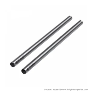 Bright Tangerine-Drumstix 15mm Titanium Support Rods - 12" Pair (30.4cm)-B1252.0012