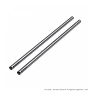 Bright Tangerine-Drumstix 15mm Titanium Support Rods - 18" Pair (45.7cm)-B1252.0014