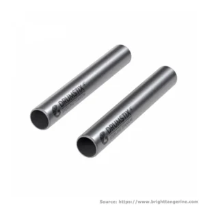 Bright Tangerine-Drumstix 15mm Titanium Support Rods - 4" Pair (10.2cm)-B1252.0018