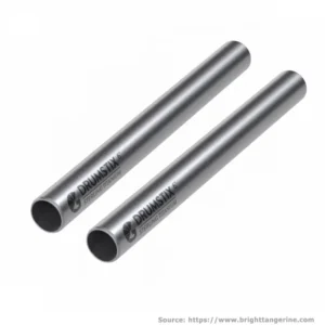 Bright Tangerine-Drumstix 15mm Titanium Support Rods - 6" Pair (15.2cm)-B1252.0010