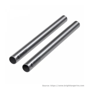 Bright Tangerine-Drumstix 19mm Titanium Support Rods - 9" Pair (22.8cm)-B1252.0005