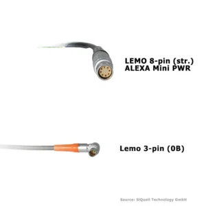 SiQuell-PWR-Cable A-Mini (LF) PWR 8-p [str.] - LE 3-p [ang.] (0B)-SiQ.L8Ps.2.LE3a
