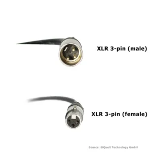SiQuell-PWR extension cable XLR 3-pin (m) - XLR 3-pin (f)-SiQ.XLR3m.2.XLR3f