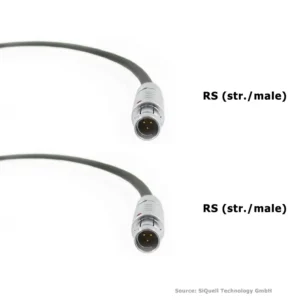 SiQuell-Powercable RS 3-pin (str./male) to RS 3-pin (str./male)-SiQ.RSms.2.Rsms