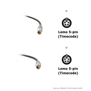 SiQuell-Timecode I-/ O Cable for Arri Digital Cameras-SiQ.L5Ps.2.L5Ps