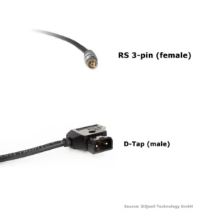SiQuell-UMC-4 Powercable D-Tap to RS 3-pin (female)-SiQ.DTm.2.RSpF