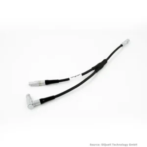 SiQuell-Y-Cable for Cforce Mini RF and RED Komodo Run-/Stop (Trigger) (Lemo 2p)-SiQ.Y.LE9ALE2.2.RSW