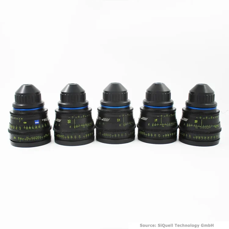 ARRI/ZEISS-Ultra 16 Prime Set (USED) METRIC (5 lenses)-SiQ.US.ZE.Ultra16.Set.04