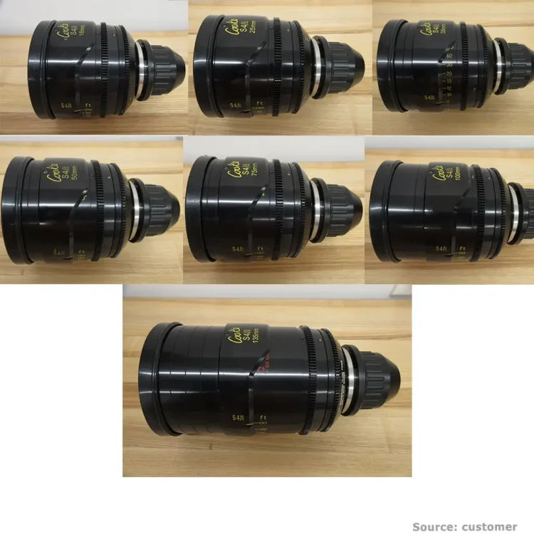 COOKE-S4/i Prime Set (USED) with 7 lenses (Feet)-SiQ.US.CookeS4i.Set.02