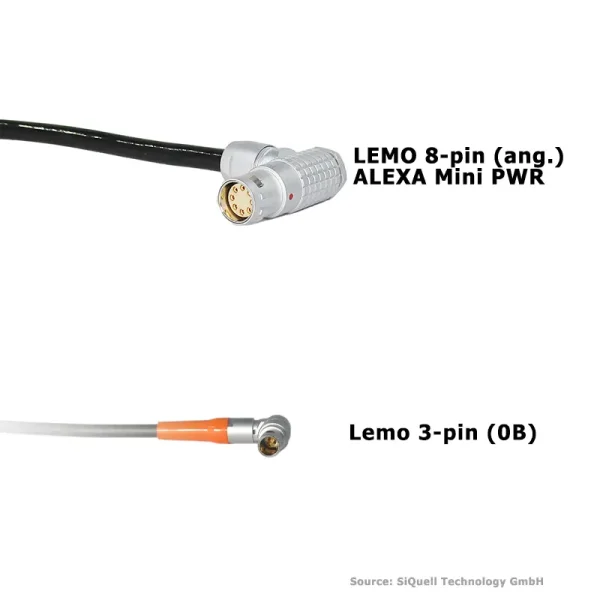 SiQuell-PWR-Cable A-Mini (LF) PWR 8-p [ang.] - LE 3-p [ang.] (0B)-SiQ.L8Pa.2.LE3a